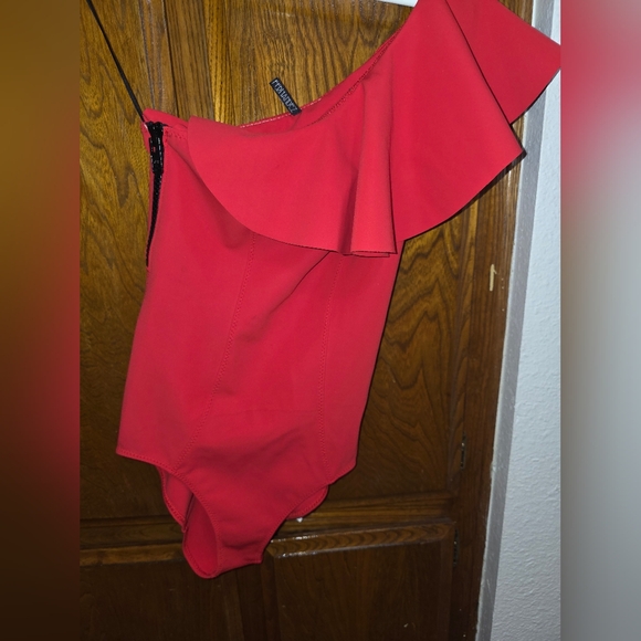 Lisa Marie Fernandez One-shoulder Swimsuit Size 3=M - Picture 1 of 9